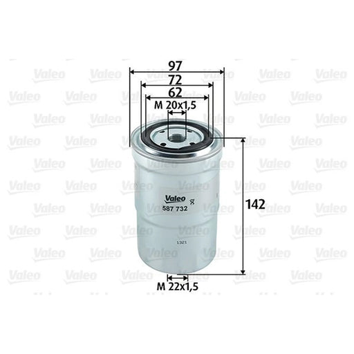 Valeo Fuel Filter Element 587732