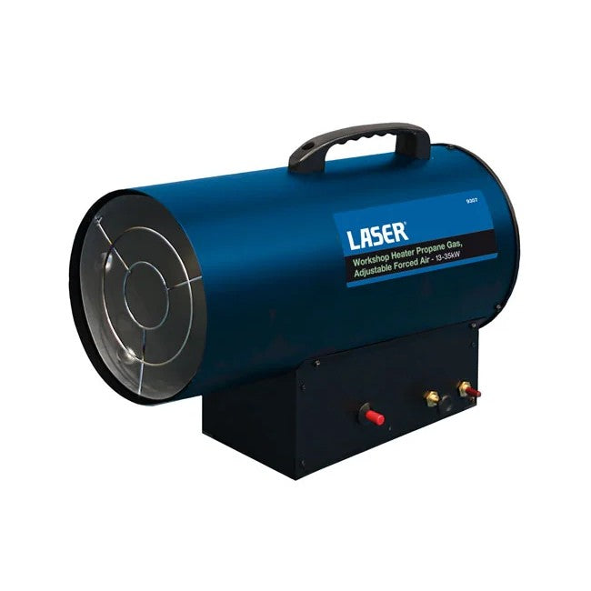 Laser Tools Workshop Heater Propane Gas, Adjustable Forced Air - 13-35kW - PL