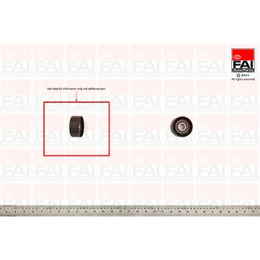 FAI V-Ribbed Belt Deflection/Guide Pulley T1017
