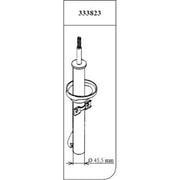 KYB Shock Absorber Damper Strut Front 333823
