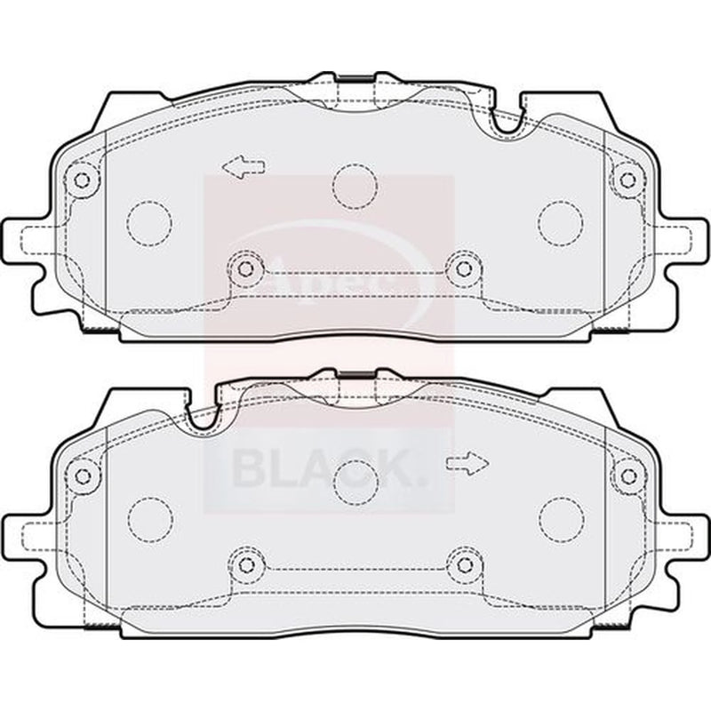 Apec Front Brake Pad Set PAD2162B