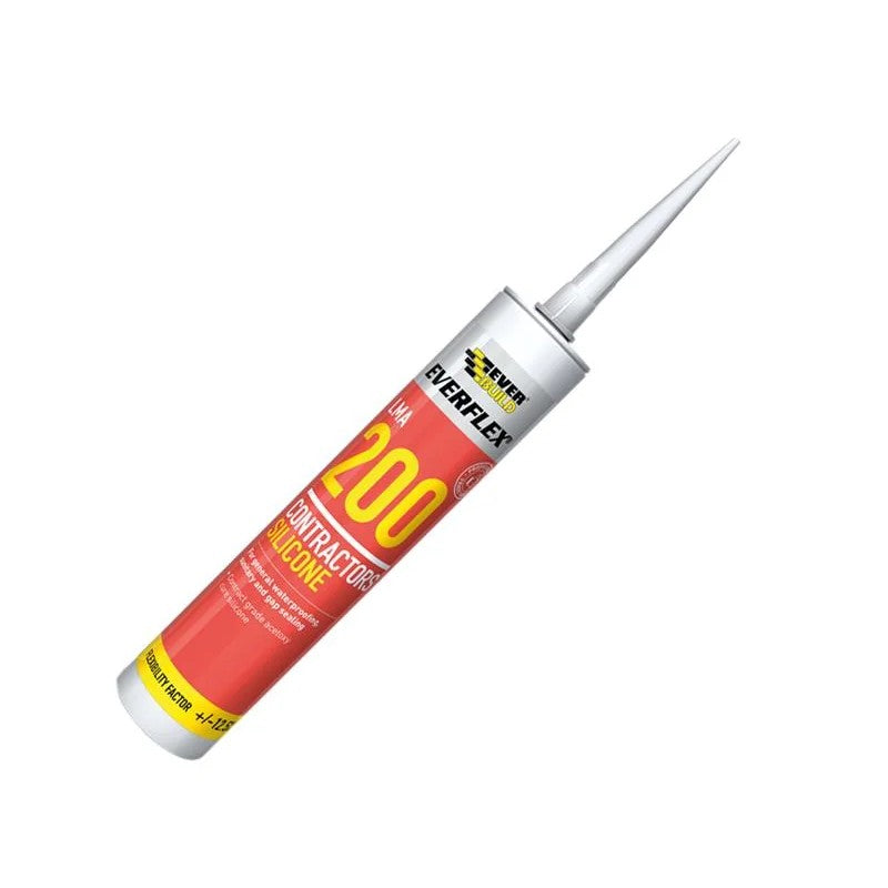 Everbuild Sika Everflex® LMA 200 Contractor's Silicone 295ml White - 468667