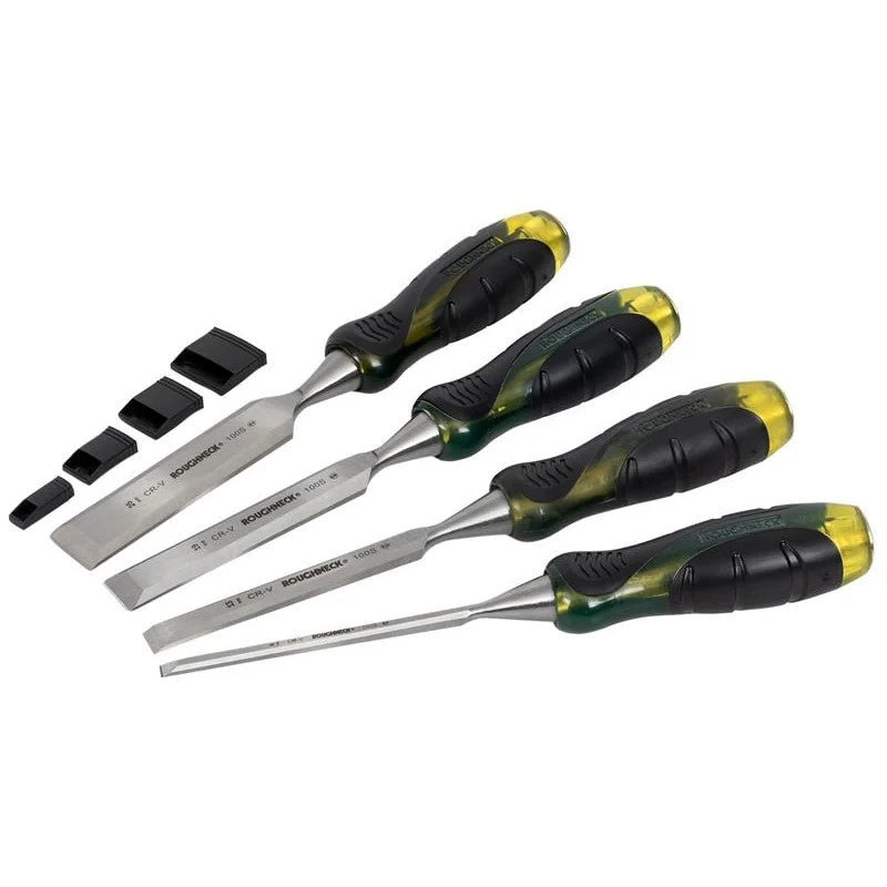 Roughneck Pro Series Bevel Edge Chisel Set, 4 Piece - 30-154