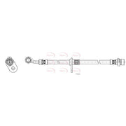 Apec Brake Hydraulic Hose Line Front Left HOS4510