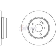 Fahren 2 x Solid Rear Brake Discs FBD6231