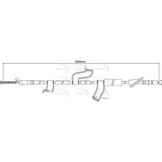Apec Handbrake Cable Right Rear CAB1219