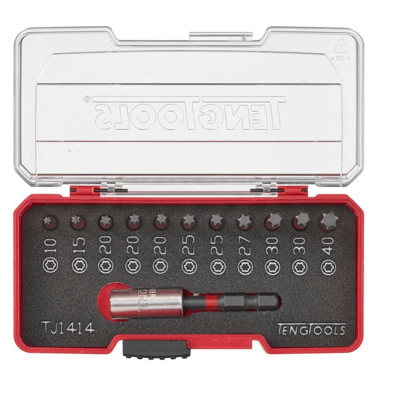 Teng Tools Impact Bit Set TX 12 Pieces with Belt Clip