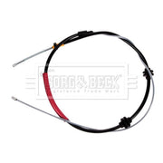 Borg & Beck Handbrake Cable Left Rear BKB3999
