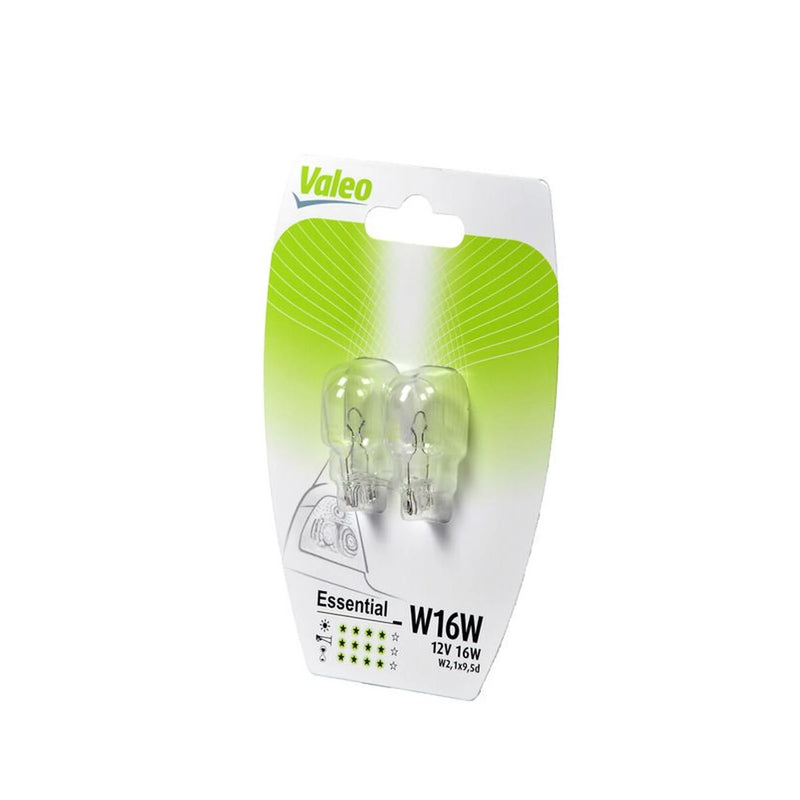 Valeo 2 x Indicator Turn Signal Bulb W2.1x9.5d 12V 16W 032122