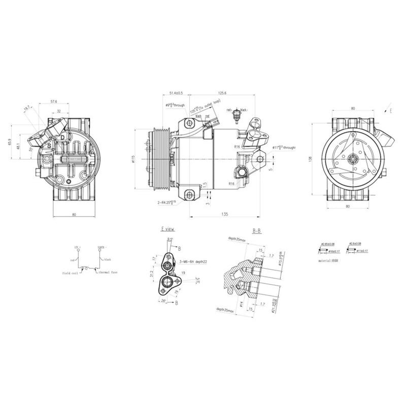 Hella Air Conditioning Compressor 8FK 366 200-731
