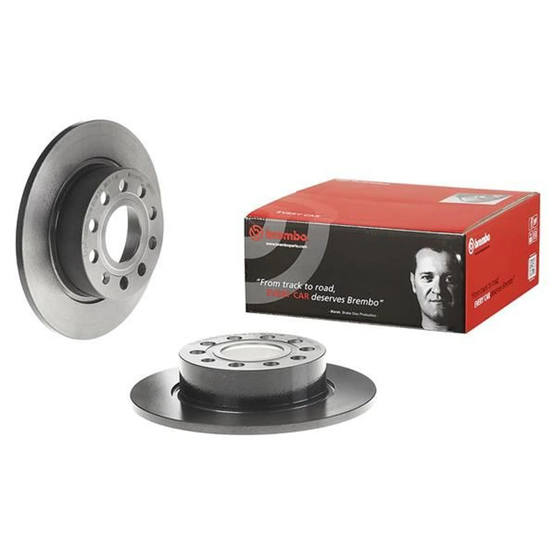 Brembo 2 x Solid Rear Brake Discs 08.9502.11