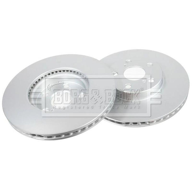 Borg & Beck 2 x Vented Front Brake Discs BBD4789
