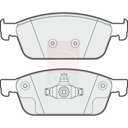 Apec Front Brake Pad Set PD3371