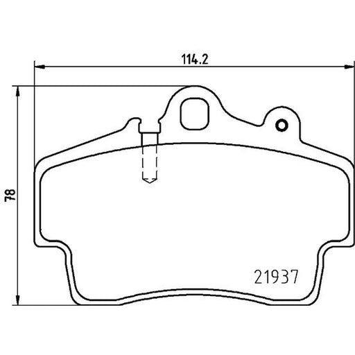 Mintex Front Brake Pad Set MDB1873