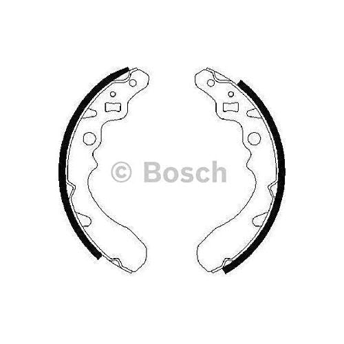 Genuine Bosch Brake Shoe Bs754 Fits Daihatsu Charade Dvvt - 1.0 - 03-07 09864875 Bosch  - Town Parts