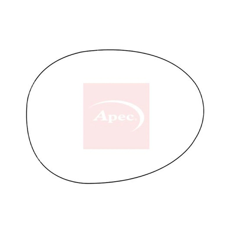 Apec Exterior Wing Mirror Glass Right AMS2110