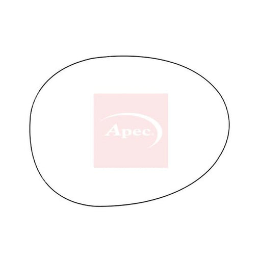 Apec Exterior Wing Mirror Glass Right AMS2110