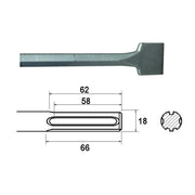 Faithfull SDS Max Straight Scaling Chisel 75 x 300mm - FAIMAXSC75