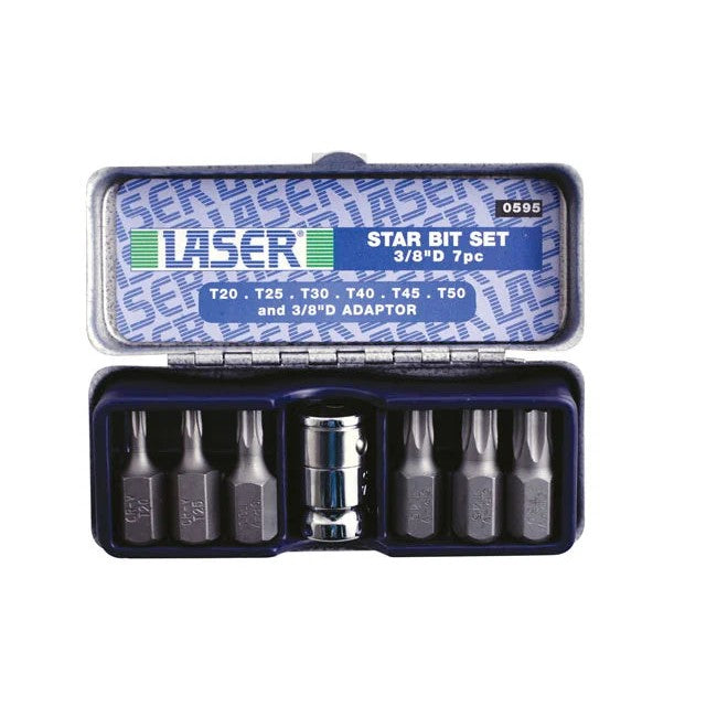Laser Tools Star Bit Set 7pc - PL
