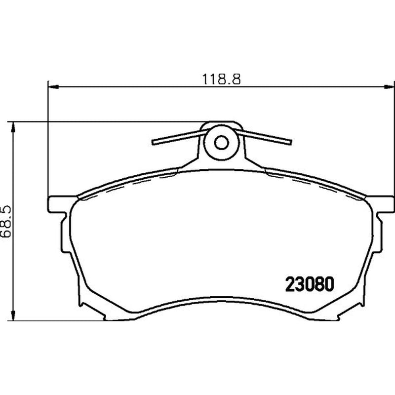 Mintex Front Brake Pad Set MDB1726