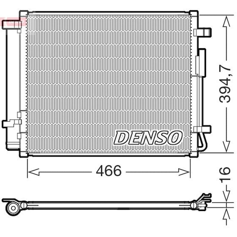 Denso Air Conditioning Condenser DCN41032