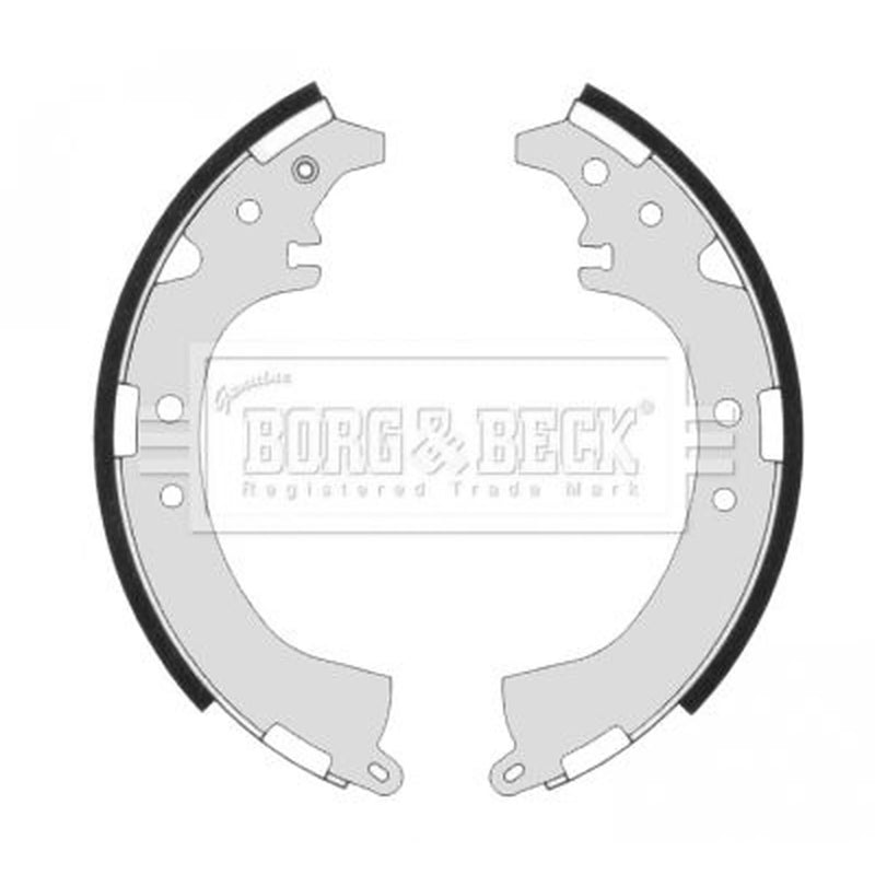Borg & Beck Brake Shoe Set Axle Kit BBS6307