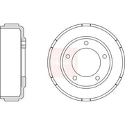 Apec Brake Drum Assembly Rear DRM9919