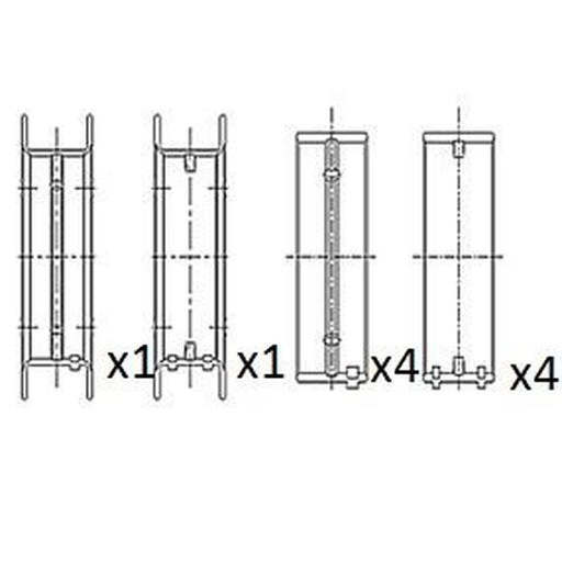 FAI Main Bearing Set 65mm BM1040-050
