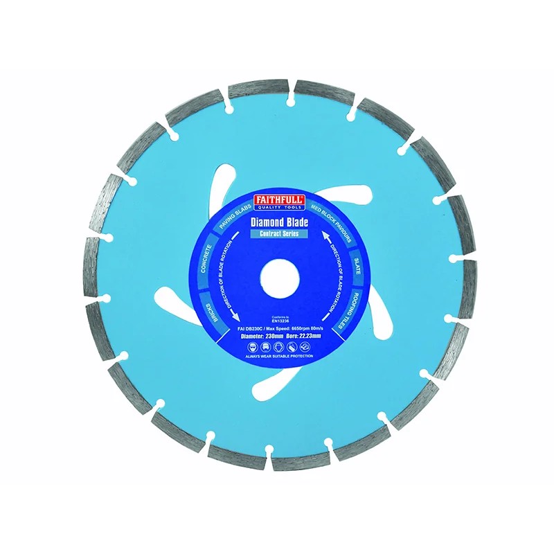 Faithfull Contract Diamond Blade 230 x 22.2mm - FAIDB230C