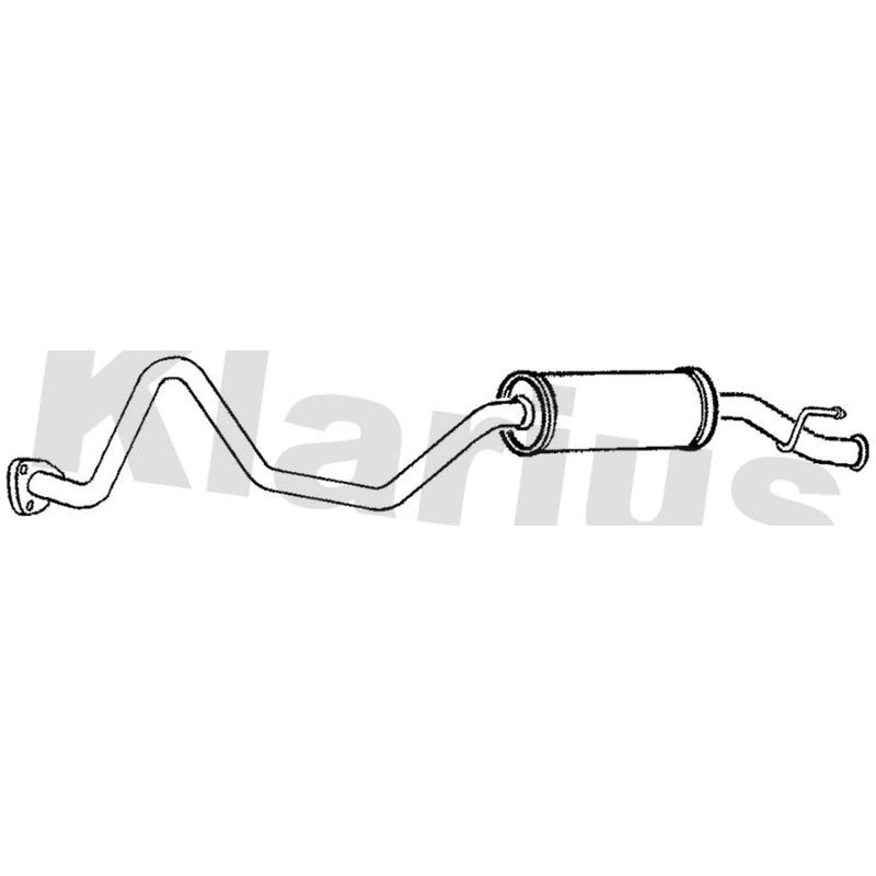 Klarius Box With Tail Pipe Rear LR183D