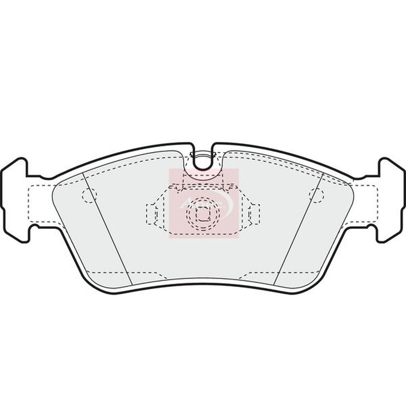 Apec Front Brake Pad Set PAD1061