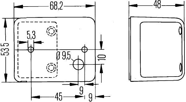 Hella 2PF 006 679-017 Position Light
