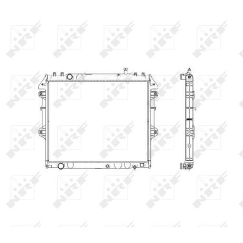NRF Engine Radiator 53541