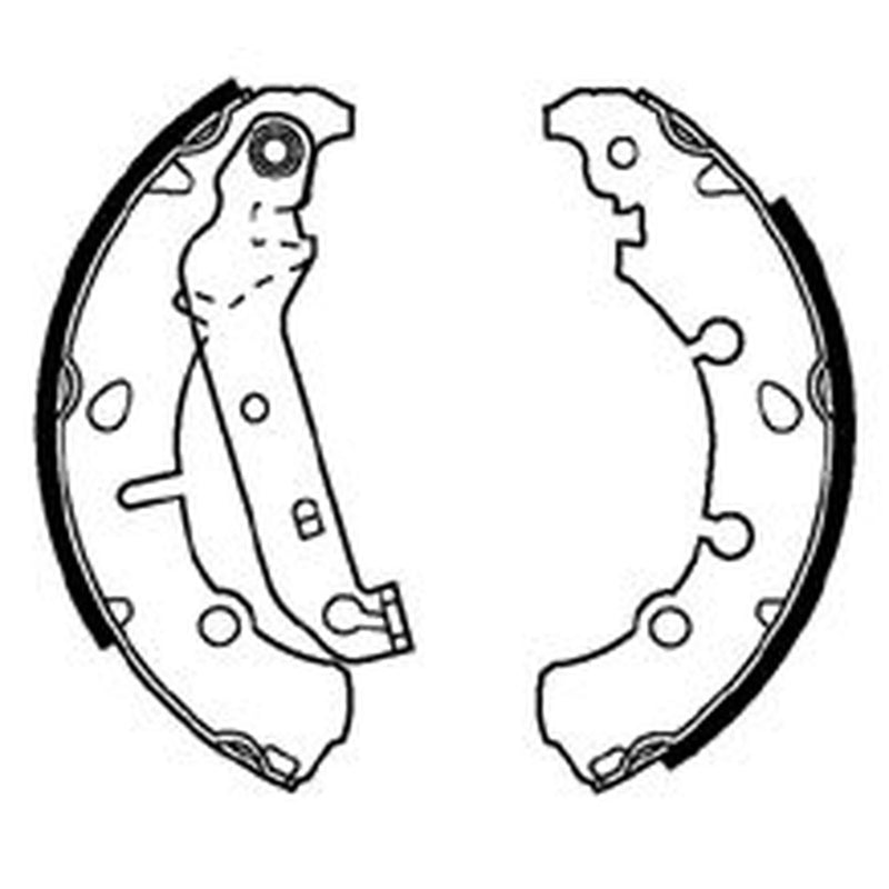 Abtex Brake Shoe Set Axle Kit ABS4012
