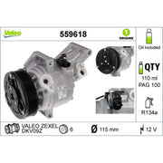 Valeo Air Conditioning Compressor 559618