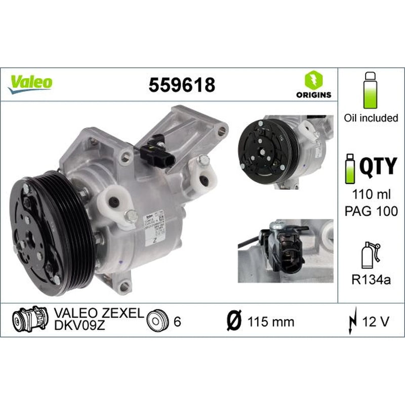 Valeo Air Conditioning Compressor 559618