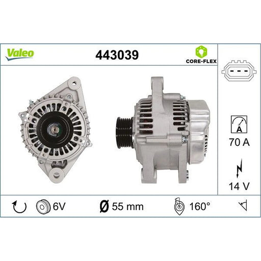 Valeo Car Alternator 12V 443039