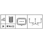 Hella Reverse Light Switch Connectors 6ZF 181 612-071
