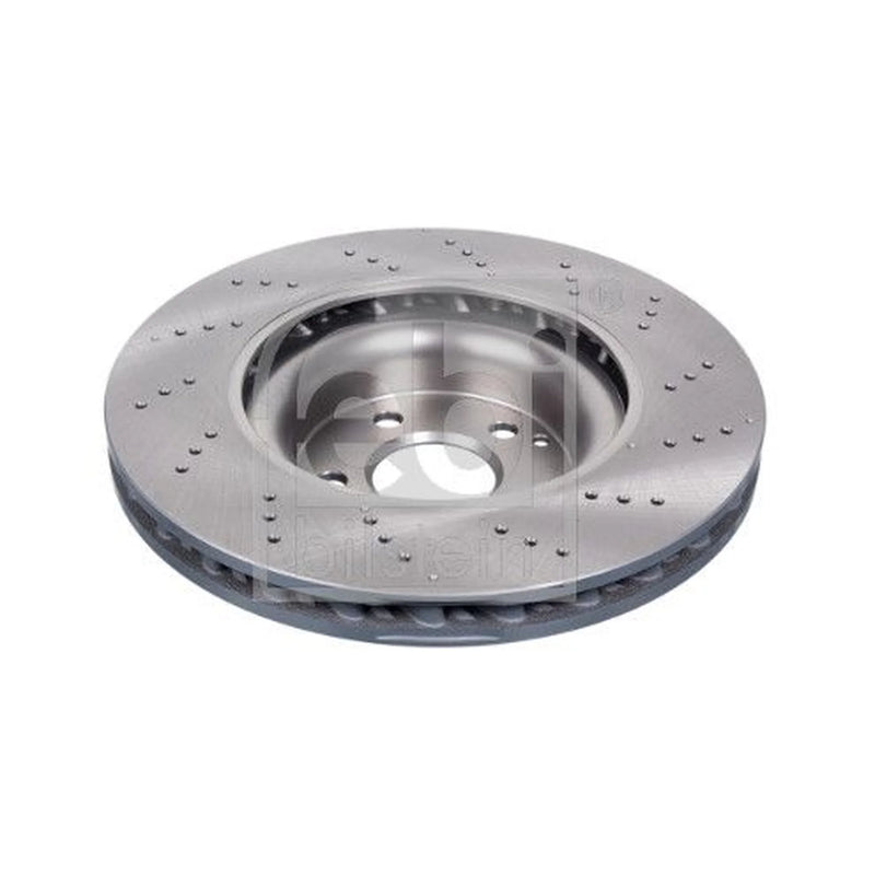 Febi 2 x Perforated/Vented Front Brake Discs 44008