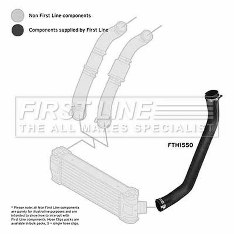 First Line Intercooler Turbo Charge Air Hose FTH1550