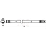 Apec Brake Hydraulic Hose Line Front HOS3152