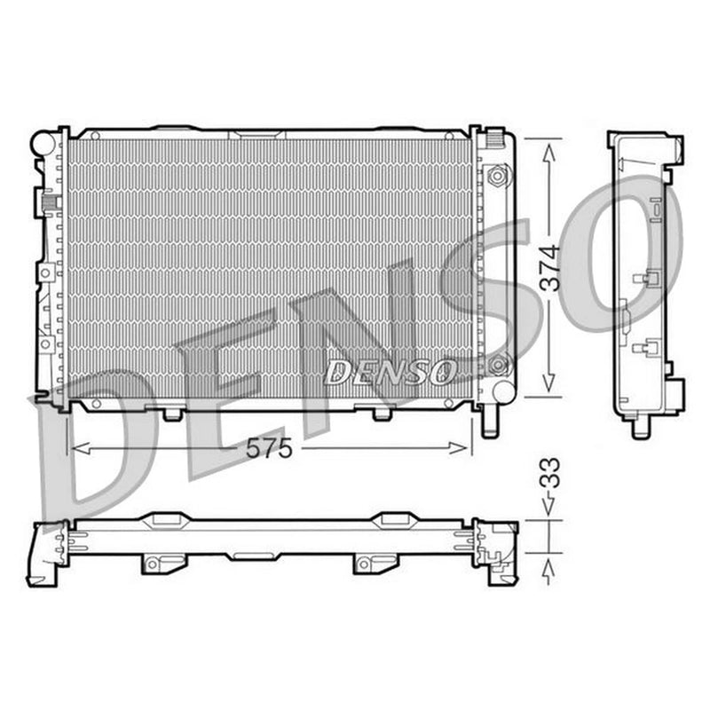 Denso Engine Radiator DRM17063