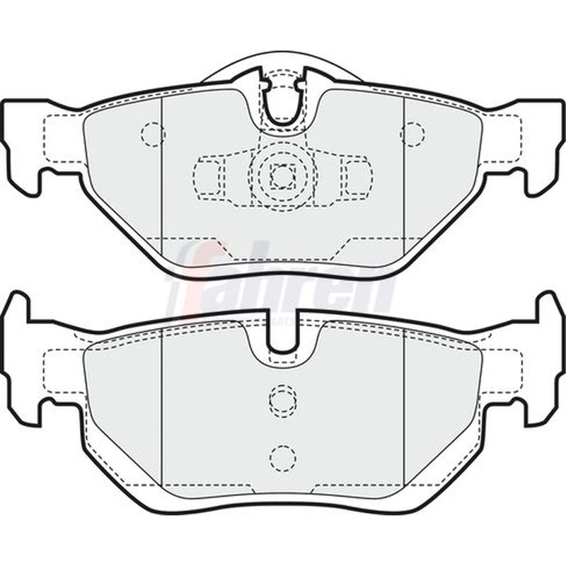 Fahren Rear Brake Pad Set FBP3083