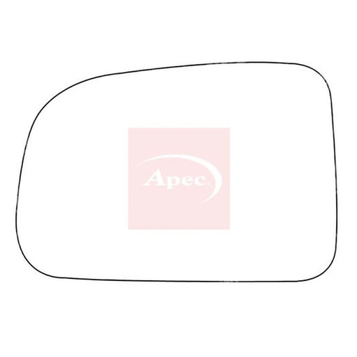 Apec Exterior Wing Mirror Glass Left AMS2613