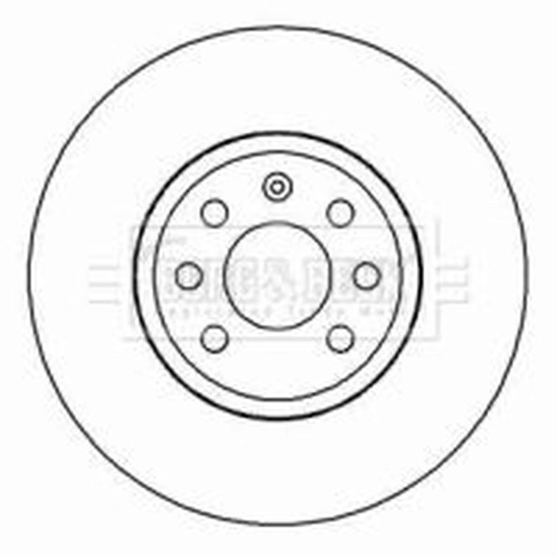 Borg & Beck 2 x Front Brake Discs BBD4455