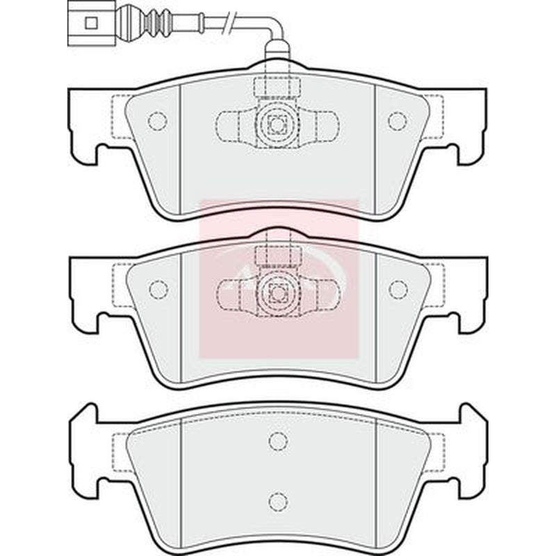 Apec Rear Brake Pad Set PAD1727