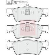 Apec Rear Brake Pad Set PAD1727
