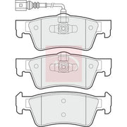 Apec Rear Brake Pad Set PAD1727