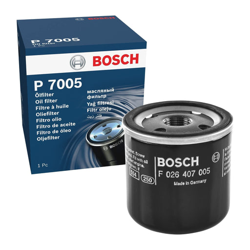 Genuine Bosch Car Oil Filter P7005 Fits Saab 9-3 T16 - 2.0 - 98-03 F026407005 Bosch  - Town Parts