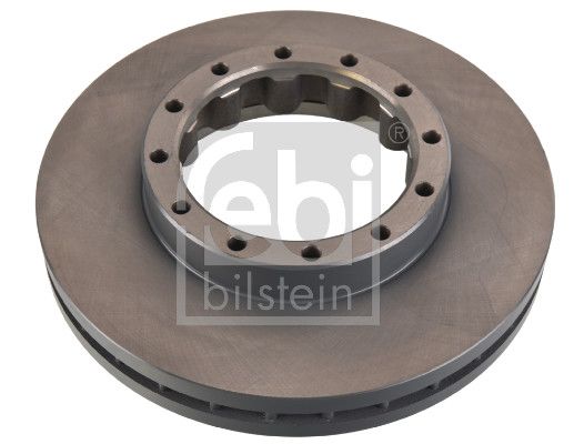 Febi 2 x Brake Disc Set Internally Vented Rear